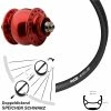 Vorderrad Ryde Andra 321 29 Zoll Son Nabendynamo 28 Centerlock Rot