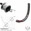 Dt-swiss Fahrrad Vorderrad 26 Zoll DT Swiss 533 D Schwarz Shimano Alfine Nabendynamo Centerlock
