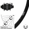 Fahrrad Vorderrad 26 Zoll Ryde Andra 30 DB Schwarz Shutter PL8X Nabendynamo Centerlock