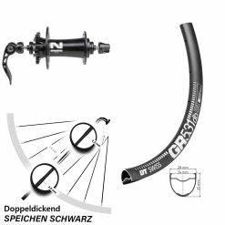 Dt-swiss Novatec D791SB DT Swiss GR 531 Disc Vorderrad 27,5 Zoll 6-Loch