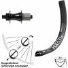 Dt-swiss 27,5 Zoll Hinterrad DT Swiss HX 531 Mit Formula CL-142S Centerlock