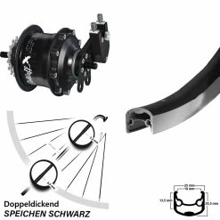 26 Zoll Ryde Andra 30 Hinterrad Rohloff TS EX Speedhub 500/14