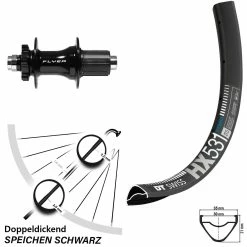 Dt-swiss Formula DHT-142 DT Swiss HX 531 MTB Laufrad 29 Zoll 6-Loch