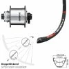 Dt-swiss MTB Nabendynamolaufrad Shimano DH-UR708-3D DT Swiss 466 27,5 Zoll Centerlock