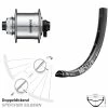 Dt-swiss Nabendynamo Vorderrad Shimano DH-UR708-3D DT Swiss M 502 27,5 Zoll Für Scheibenbremse