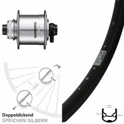 Shimano DH-UR708 Ryde Andra 30 Disc MTB Laufrad 29 Zoll Für Stckachse