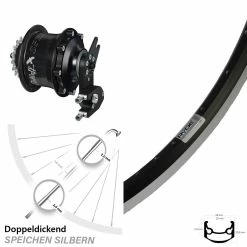 26 Zoll Hinerrad Ryde Andra 35 Rohloff CC EX OEM2 Speedhub