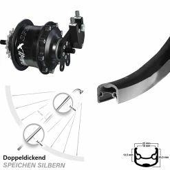 26 Zoll Hinterrad Rohloff TS EX Speedhub 500/14 Ryde Andra 30