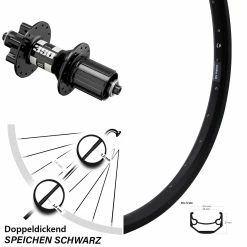 27,5 Zoll Hinterrad DT Swiss 350 Ryde Andra 40 Disc 6-Loch