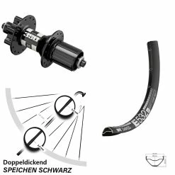 Dt-swiss DT Swiss E 532 350 Hinterrad 29 Zoll 6-Loch