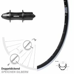 Ryde ZAC 421 Hinterrad 27,5 Zoll Formula OV-32