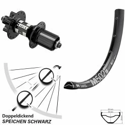 Dt-swiss DT Swiss M 502 DT Hinterrad-Nabe DT 350 Hinterrad 27,5 Zoll