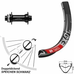 Dt-swiss 27,5 Zoll Laufrad Shimano Deore HB-M6010 DT Swiss EX 471