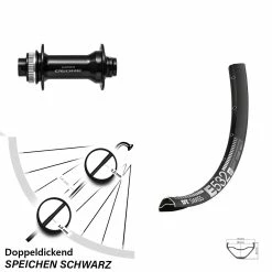 Dt-swiss Deore HB-M6010 DT Swiss E 532 Vorderrad 27,5 Zoll