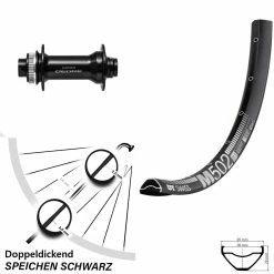 Dt-swiss 27,5 Zoll Laufrad Shimano Deore HB-M6010 DT Swiss M 502 Centerlock