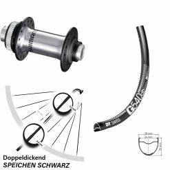 Dt-swiss DT Swiss G 540 Vorderrad Gravel 28 Zoll Mit Shimano HB-RS770 Nabe