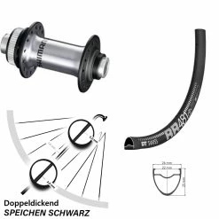 Dt-swiss Shimano HB-RS770 Vorderrad DT Swiss RR 481 DB 28 Zoll Silber
