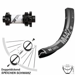Dt-swiss Disc-Vorderrad 27,5 Zoll DT Swiss M 442 Mit X-1900