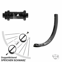 Dt-swiss 27,5 Zoll Vorderrad Boost Formula DT Swiss M 462 Centerlock