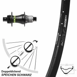 Hinterrad 29 Zoll Ryde Edge M30 OS Formula 12 Mm Sram XD