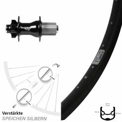 28 Zoll Hinterrad Ryde Andra 30 Disc Für Steckachse 10 X 135 Mm