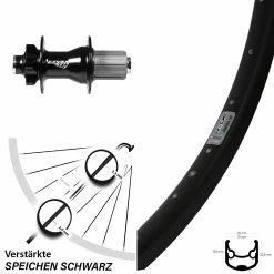 Hinterrad 28 Zoll Ryde Andra 30 Disc Steckachse 10 X 135 Mm