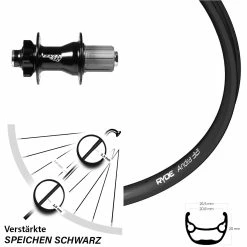 Hinterrad 28 Zoll Ryde Andra 321 Disc Nabe Zzyzx Mit Steckachse