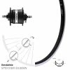 Shimano DH-3n31 Nabendynamo Vorderrad Ryde Andra 40 20 Zoll Schwarz