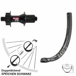 Dt-swiss DT Swiss X 432 Hinterrad 29 Zoll Inklusive 370 6-Loch Nabe