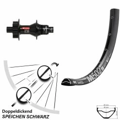 Dt-swiss 29 Zoll Hinterrad DT Swiss 370 6-Loch Und M 502 Sram XD