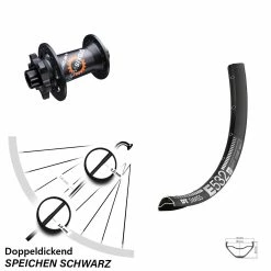 Dt-swiss 27,5 Zoll Vorderrad DT Swiss 350 Und E 532
