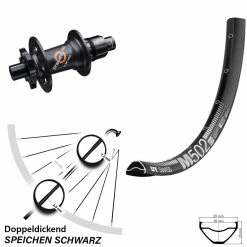 Dt-swiss 27,5 Zoll Hinterrad DT Swiss 350 Sram XD Und M 502
