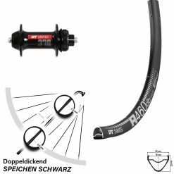 Dt-swiss 28 Zoll Vorderrad DT Swiss R 460 Und 370 Centerlock Nabe