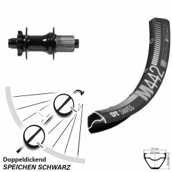 Dt-swiss 27,5 Zoll Hinterrad DT Swiss M 442 Mit Formula DHG-142 Nabe