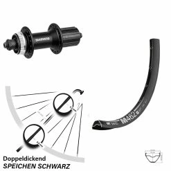 Dt-swiss 27,5 Zoll Hinterrad Shimano Alivio FH-M4050 DT Swiss M 462 Centerlock