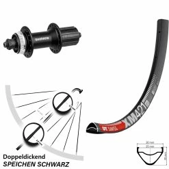 Dt-swiss 29 Zoll Hinterrad Shimano FH-M4050 DT Swiss XM 421 Für Scheibenbremse