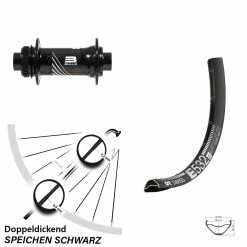 Dt-swiss Vorderrad 27,5 Zoll DT Swiss E 532 Boost Formula CL-811 Bulls