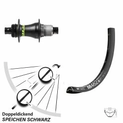 Dt-swiss Hinterrad 29 Zoll DT Swiss M 462 Nabe Formula CL-1421 Syncros XD