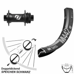 Dt-swiss Vorderrad 27,5 Zoll DT Swiss M 442 Formula CL-71