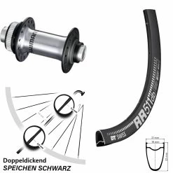 Dt-swiss DT Swiss RR 511 DB Disc-Vorderrad 28 Zoll Mit Shimano HB-RS770 Nabe