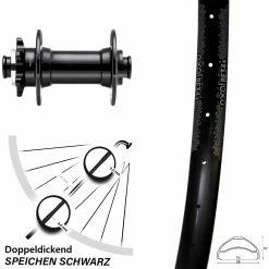 Novatec D341 Boost Exal BE34+ Vorderrad 27,5+ Zoll