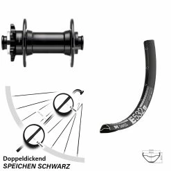 Dt-swiss DT Swiss E 532 Vorderrad 29 Zoll Mit Novatec D341 Boost Nabe