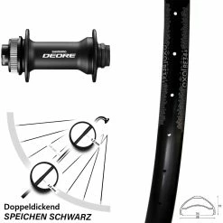 Shimano HB-M618 Boost Exal BE34+ Vorderrad 29 Zoll