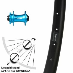 Vorderrad 29 Zoll Ryde Rival 30 Mit XLC Evo Nabe 15x100 Mm