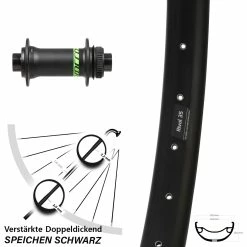 Ryde Rival 35 Boost Vorderrad 27,5+ Zoll Mit Formula CL-811 Syncros Nabe