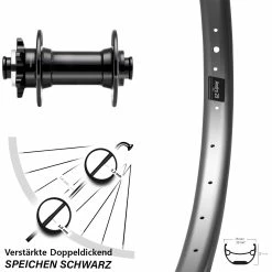 Vorderrad Ryde Andra 29 Zoll Mit Novatec D341 Boost Nabe