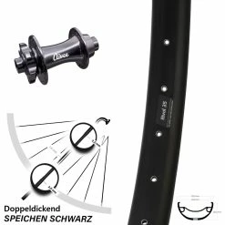 Aivee Classic Boost Ryde Rival 35 Disc Vorderrad 27,5+ Zoll 6-Loch
