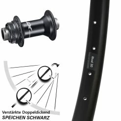 Vorderrad Ryde Rival 30 Shimano Deore XT HB-M8110 Nabe 15x100 Mm 29 Zoll