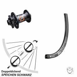 Dt-swiss DT Swiss R 470 DB Vorderrad 28 Zoll Mit 350 SL Nabe 12x100 Mm Steckachse