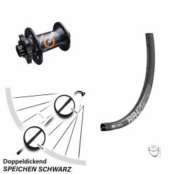 Dt-swiss DT Swiss RR 421 DB Vorderrad 28 Zoll Mit 350 SL Nabe 12x100 Mm Steckachse